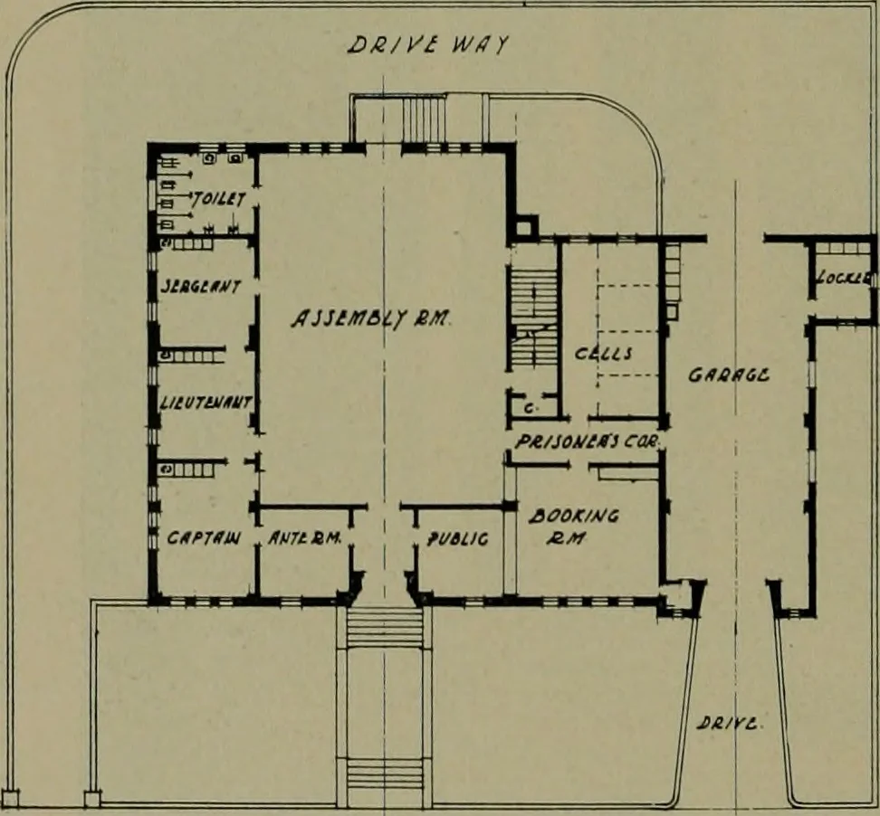 An illustration from Architect and engineer, 1905, leaf 447