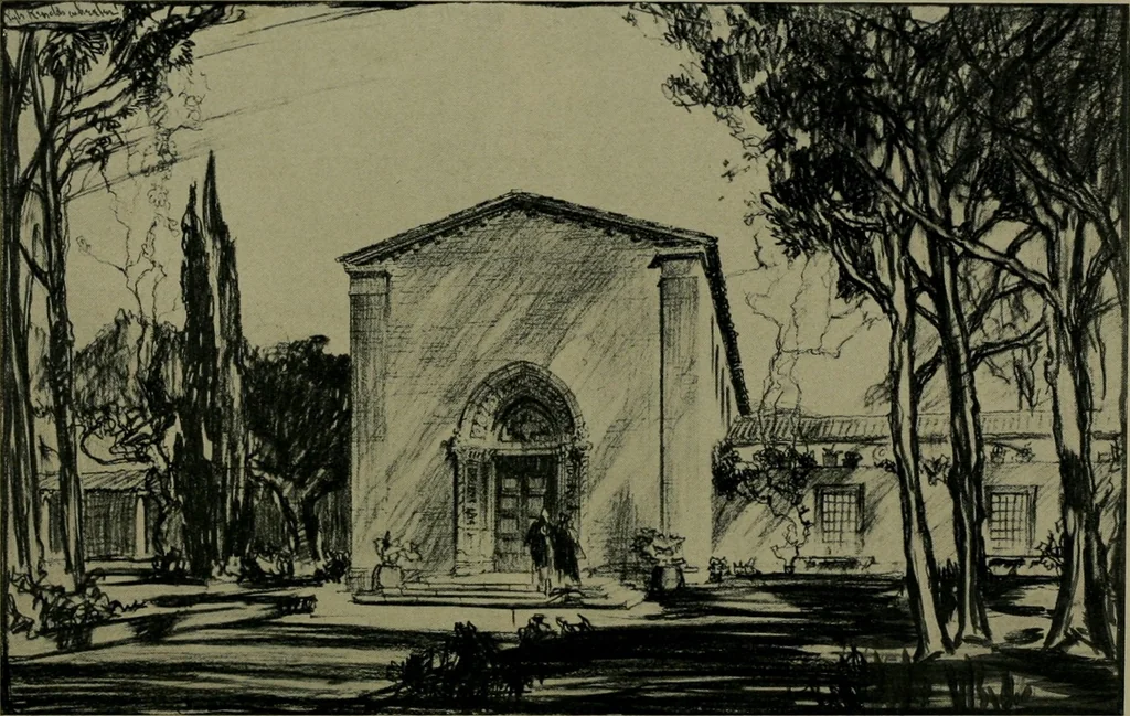 An illustration from Architect and engineer, 1905, leaf 487