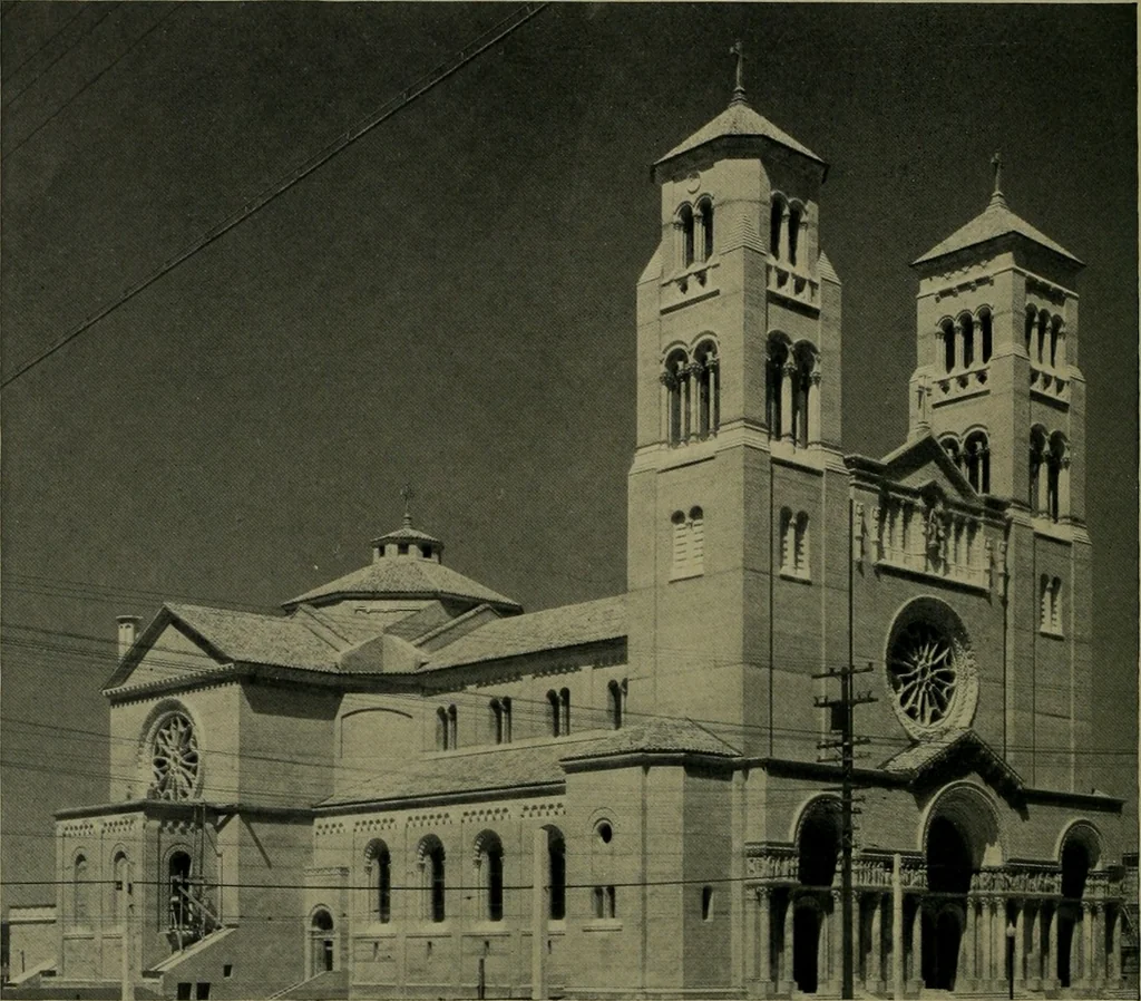 An illustration from Architect and engineer, 1905, leaf 489