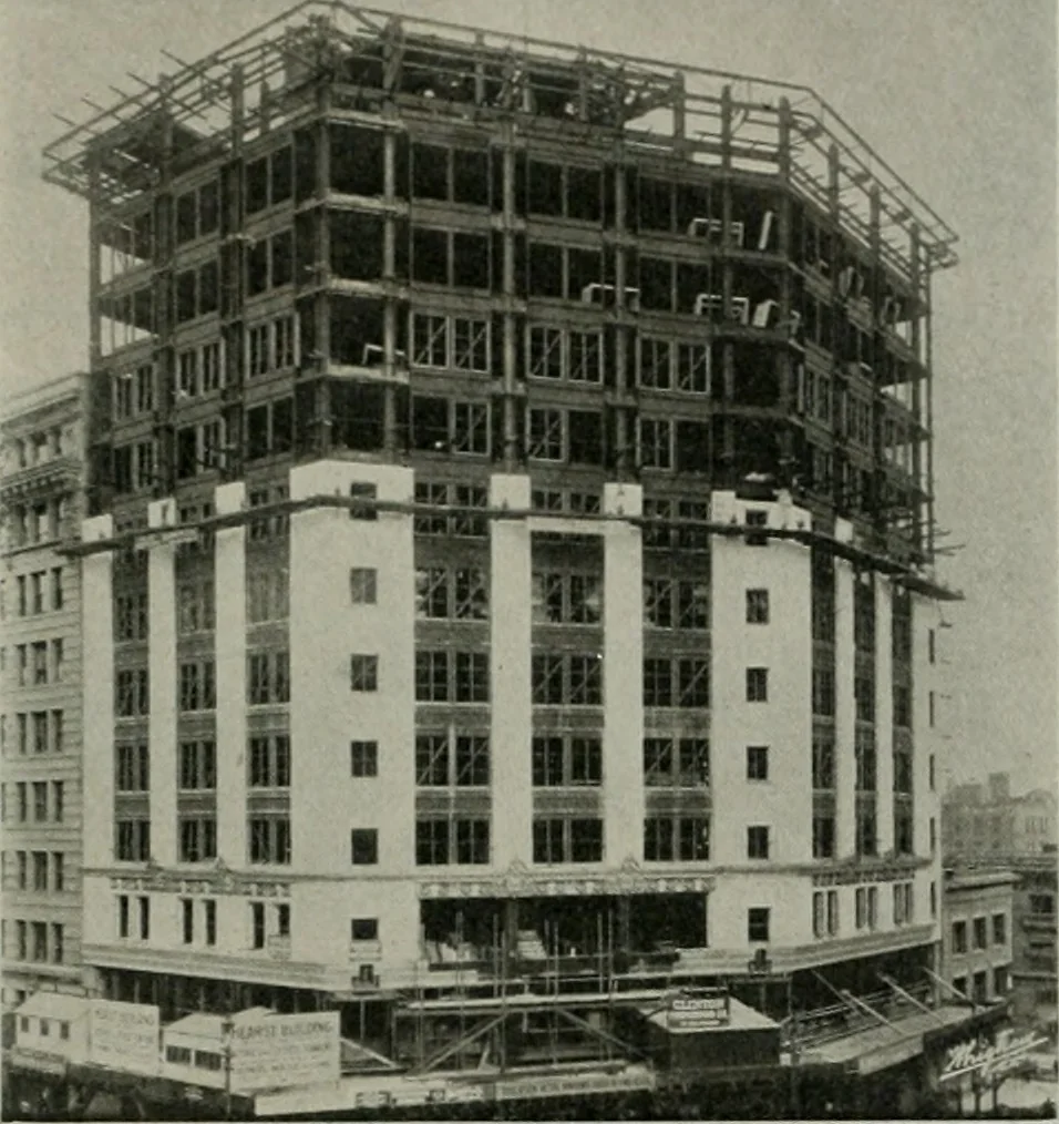 An illustration from The Architect & engineer of California and the Pacific Coast, 1905, leaf 12
