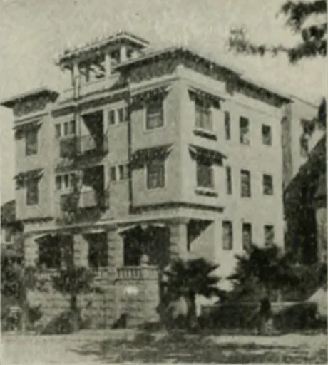 An illustration from The Architect & engineer of California and the Pacific Coast, 1905, leaf 128