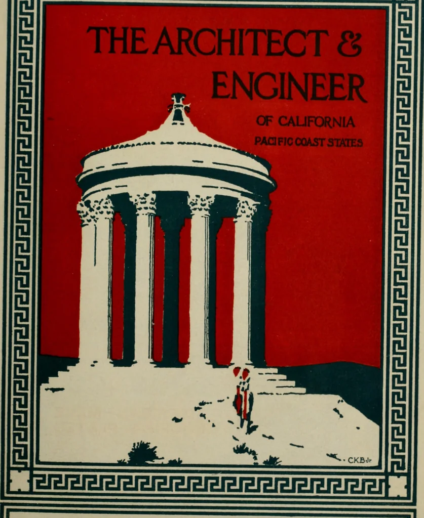 An illustration from The Architect & engineer of California and the Pacific Coast, 1905, leaf 164