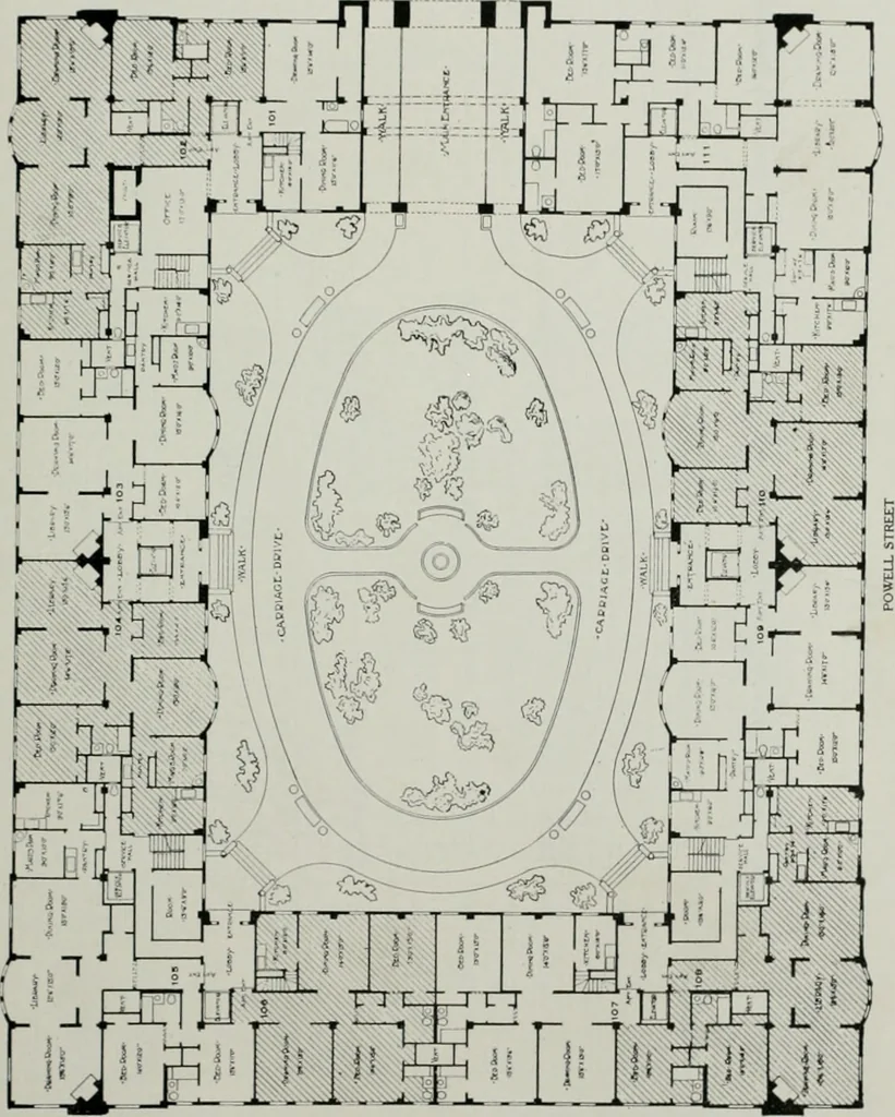 An illustration from The Architect & engineer of California and the Pacific Coast, 1905, leaf 202