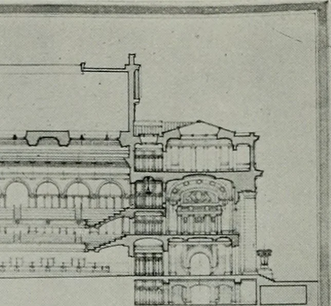 An illustration from The Architect & engineer of California and the Pacific Coast, 1905, leaf 215