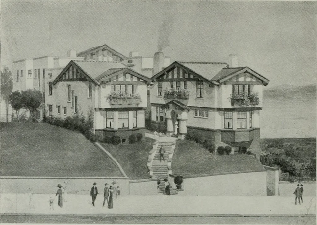 An illustration from The Architect & engineer of California and the Pacific Coast, 1905, leaf 247