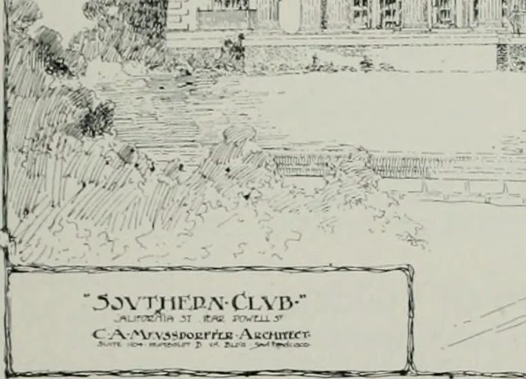 An illustration from The Architect & engineer of California and the Pacific Coast, 1905, leaf 250