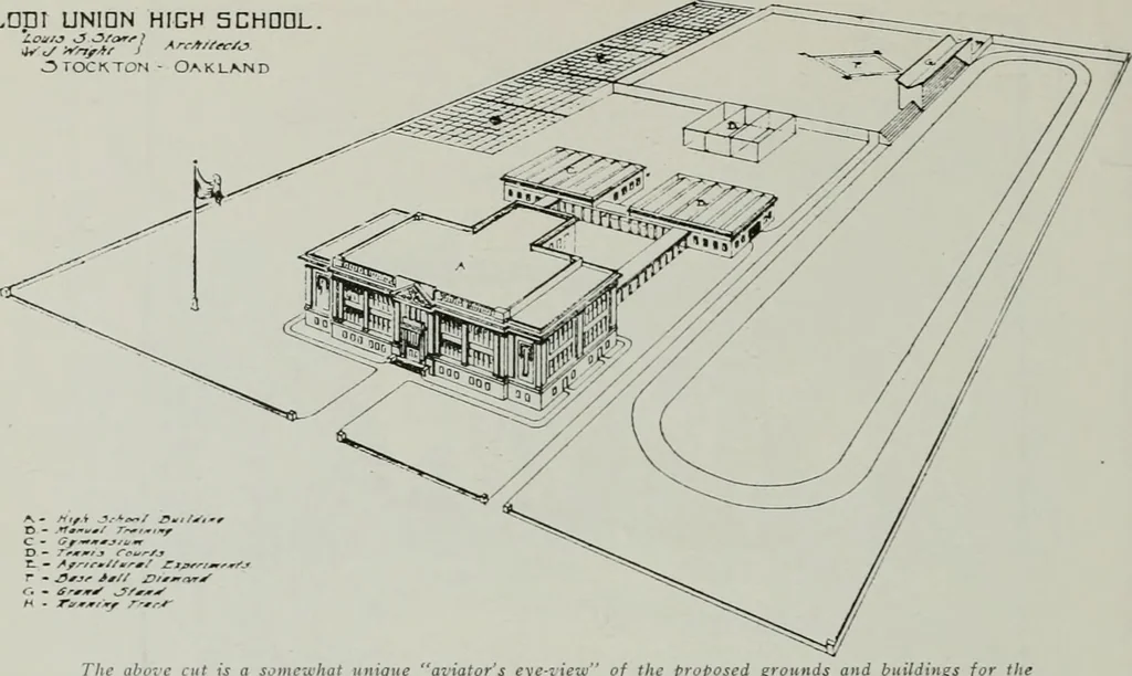 An illustration from The Architect & engineer of California and the Pacific Coast, 1905, leaf 251