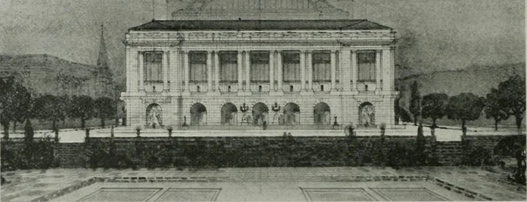 An illustration from The Architect & engineer of California and the Pacific Coast, 1905, leaf 261
