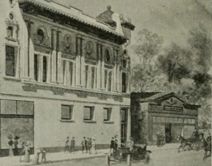 An illustration from The Architect & engineer of California and the Pacific Coast, 1905, leaf 305