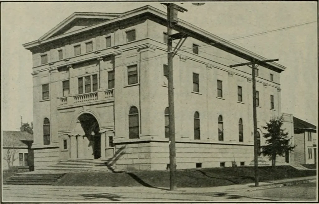 An illustration from The Architect & engineer of California and the Pacific Coast, 1905, leaf 349