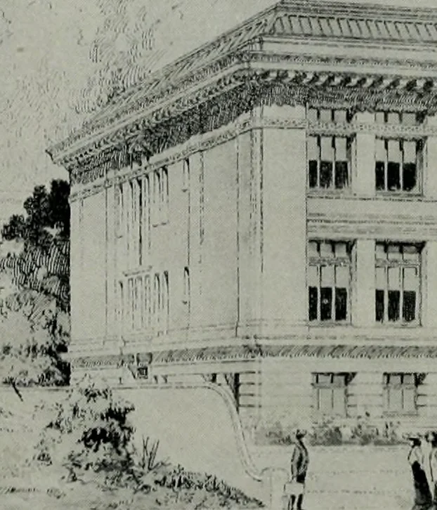 An illustration from The Architect & engineer of California and the Pacific Coast, 1905, leaf 363