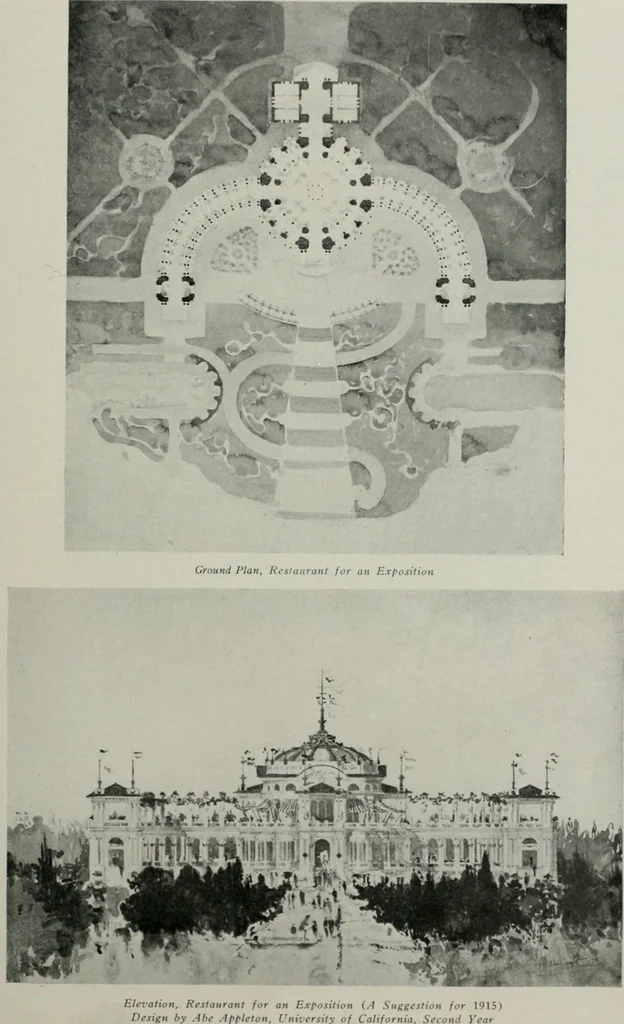 An illustration from The Architect & engineer of California and the Pacific Coast, 1905, leaf 370