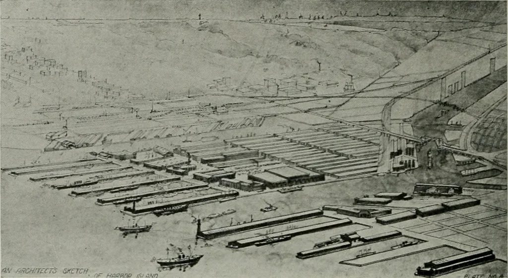 An illustration from The Architect & engineer of California and the Pacific Coast, 1905, leaf 381
