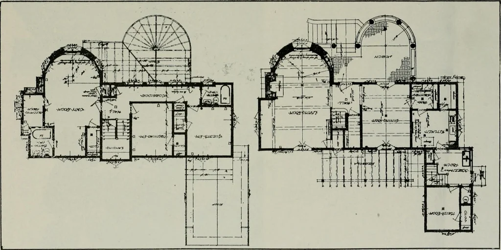 An illustration from The Architect & engineer of California and the Pacific Coast, 1905, leaf 391