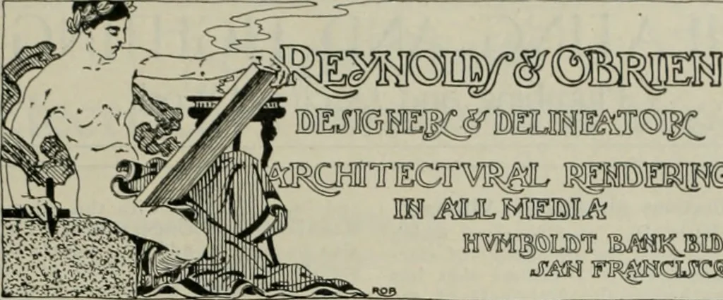 An illustration from The Architect & engineer of California and the Pacific Coast, 1905, leaf 430