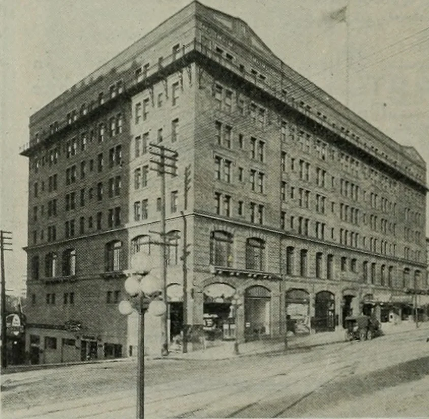 An illustration from The Architect & engineer of California and the Pacific Coast, 1905, leaf 453