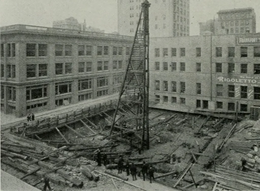 An illustration from The Architect & engineer of California and the Pacific Coast, 1905, leaf 73