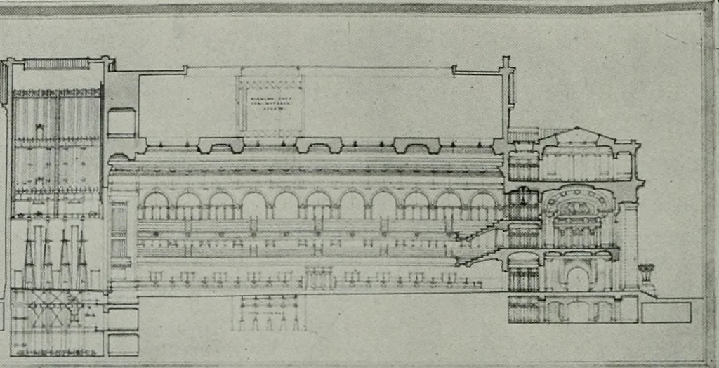 An illustration from The Architect & engineer of California and the Pacific Coast, 1905, leaf 81