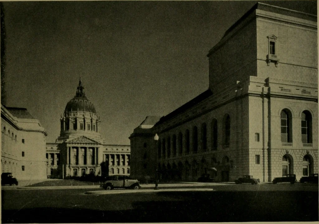 An illustration from Architect and engineer, 1905, leaf 102