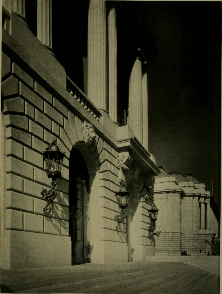 An illustration from Architect and engineer, 1905, leaf 110