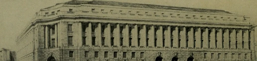 An illustration from Architect and engineer, 1905, leaf 127