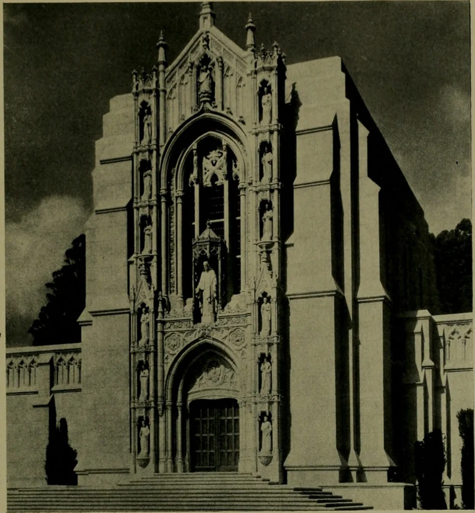 An illustration from Architect and engineer, 1905, leaf 190