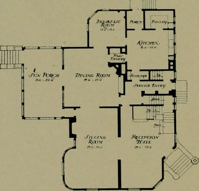 An illustration from Architect and engineer, 1905, leaf 279