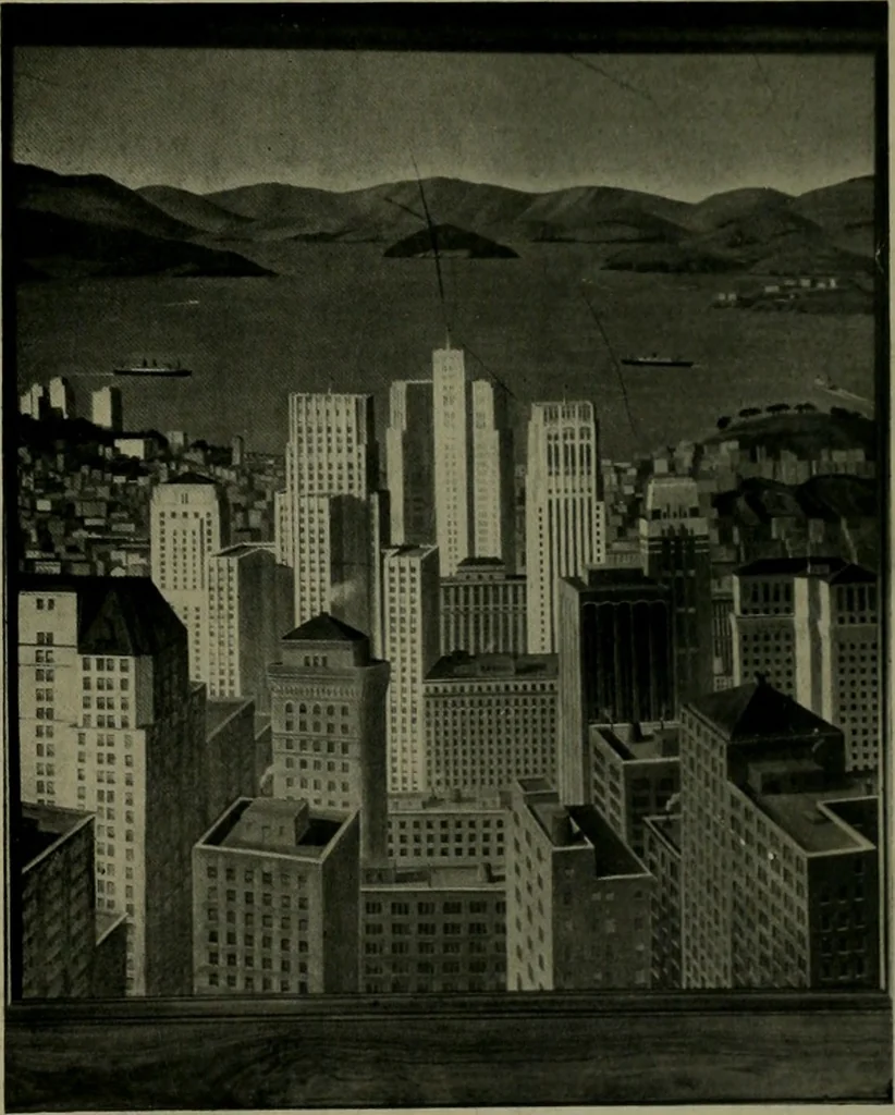 An illustration from Architect and engineer, 1905, leaf 422