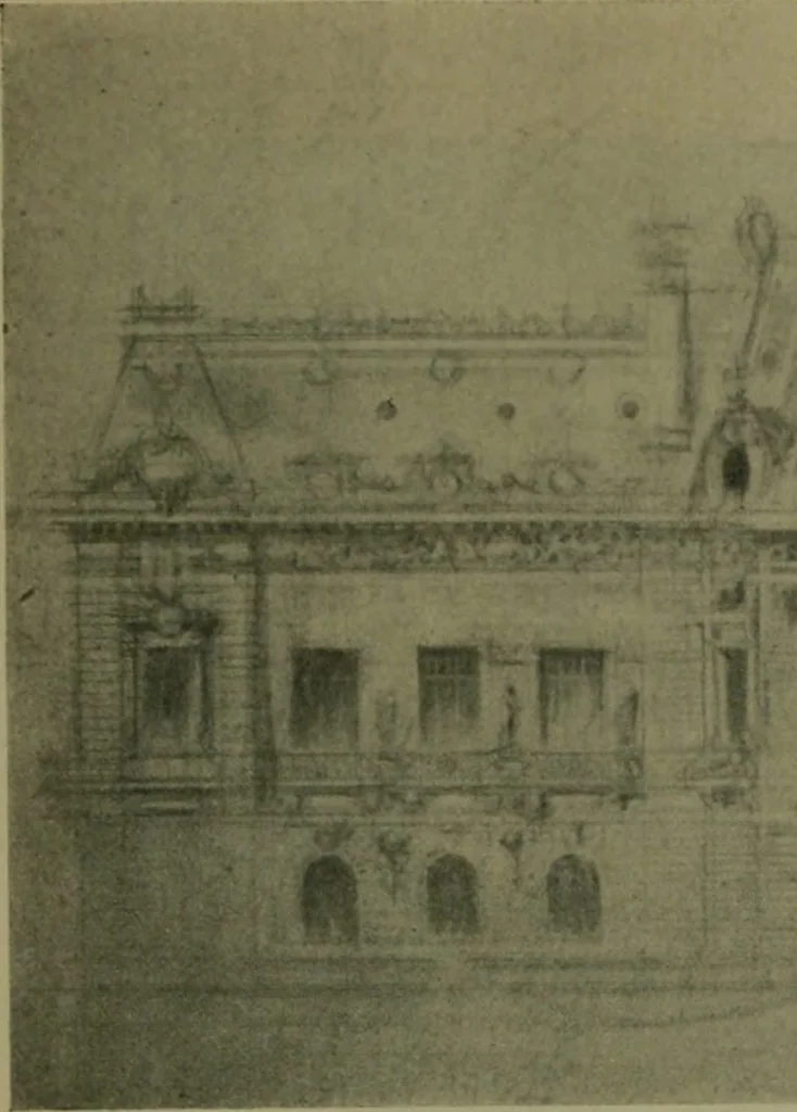 An illustration from Architect and engineer, 1905, leaf 454