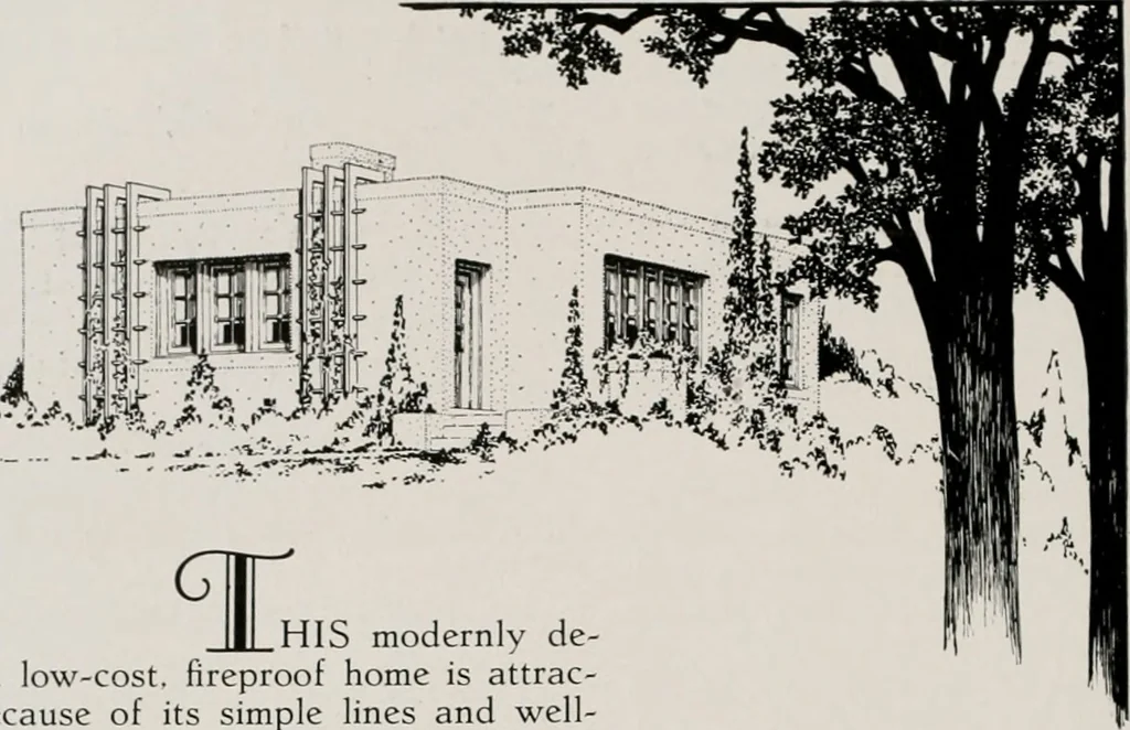 An illustration from Architect and engineer, 1905, leaf 113