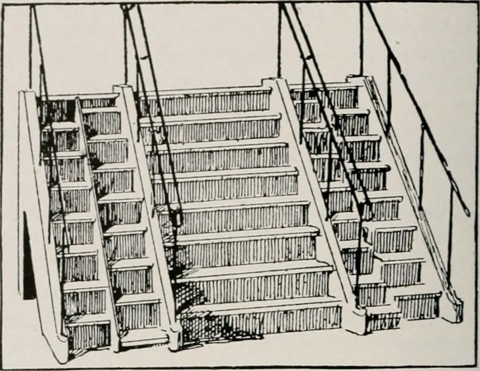 An illustration from Architect and engineer, 1905, leaf 131