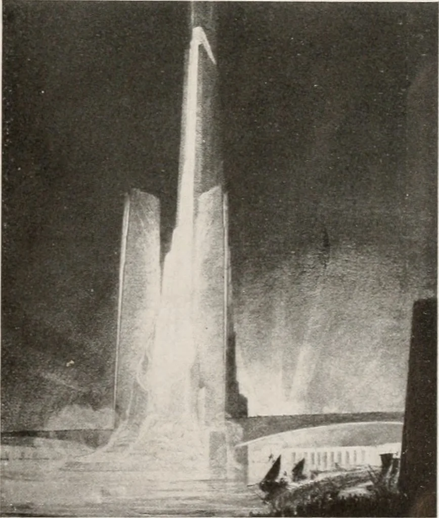 An illustration from Architect and engineer, 1905, leaf 164