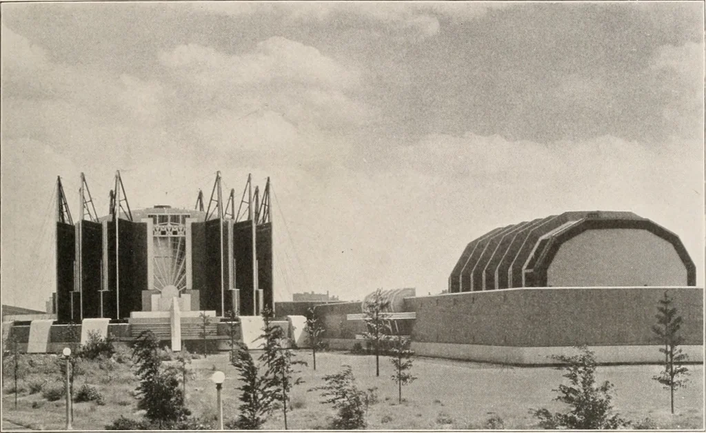 An illustration from Architect and engineer, 1905, leaf 168