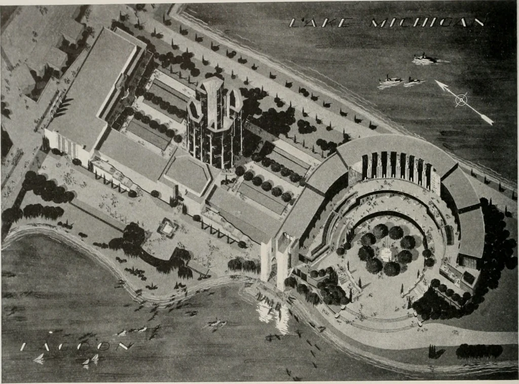 An illustration from Architect and engineer, 1905, leaf 171