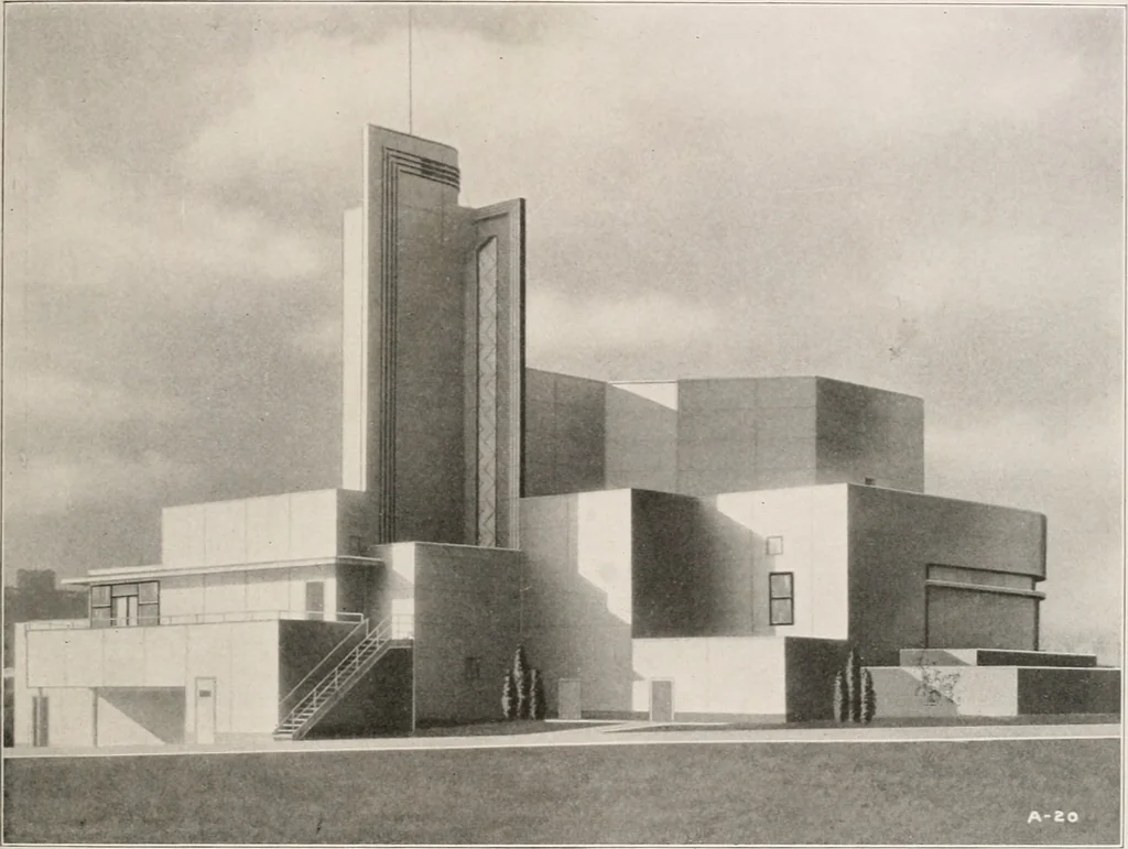 An illustration from Architect and engineer, 1905, leaf 172