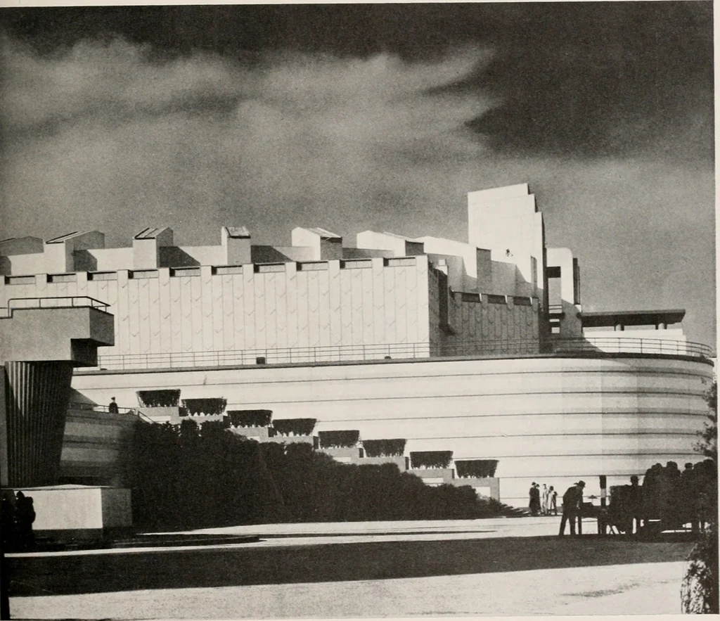 An illustration from Architect and engineer, 1905, leaf 176