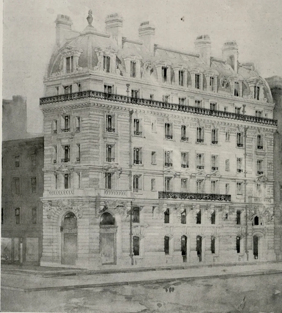 An illustration from Architect and engineer, 1905, leaf 187