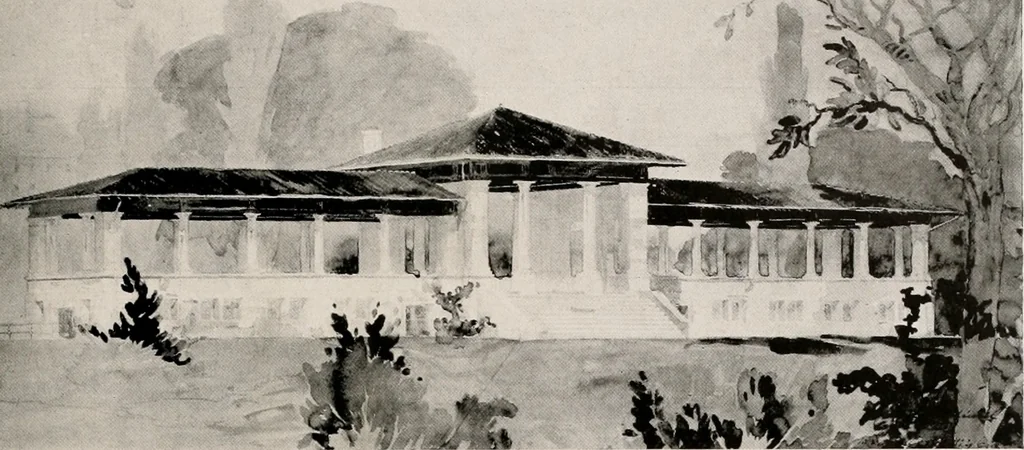 An illustration from Architect and engineer, 1905, leaf 188