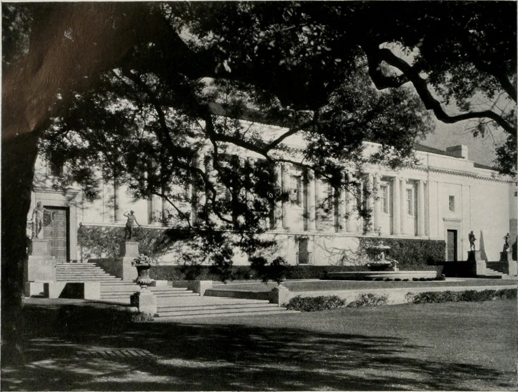 An illustration from Architect and engineer, 1905, leaf 197