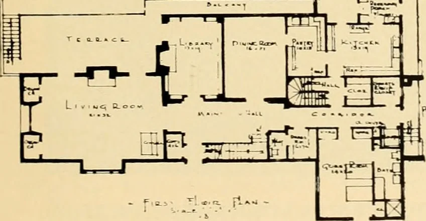 An illustration from Architect and engineer, 1905, leaf 22