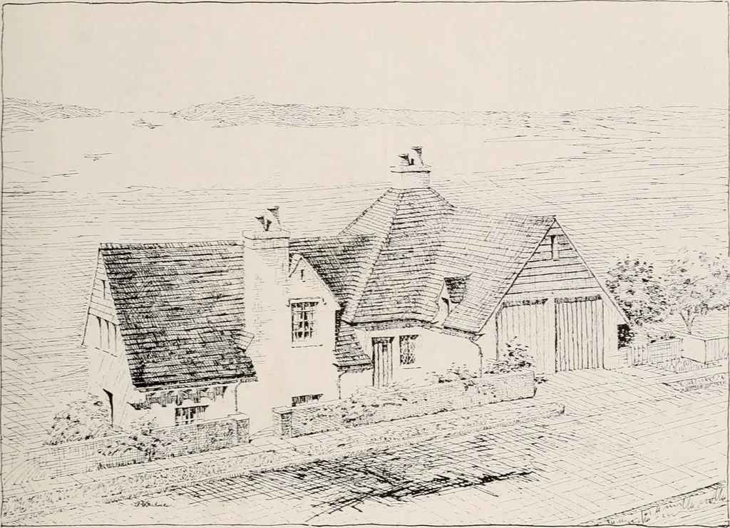 An illustration from Architect and engineer, 1905, leaf 232