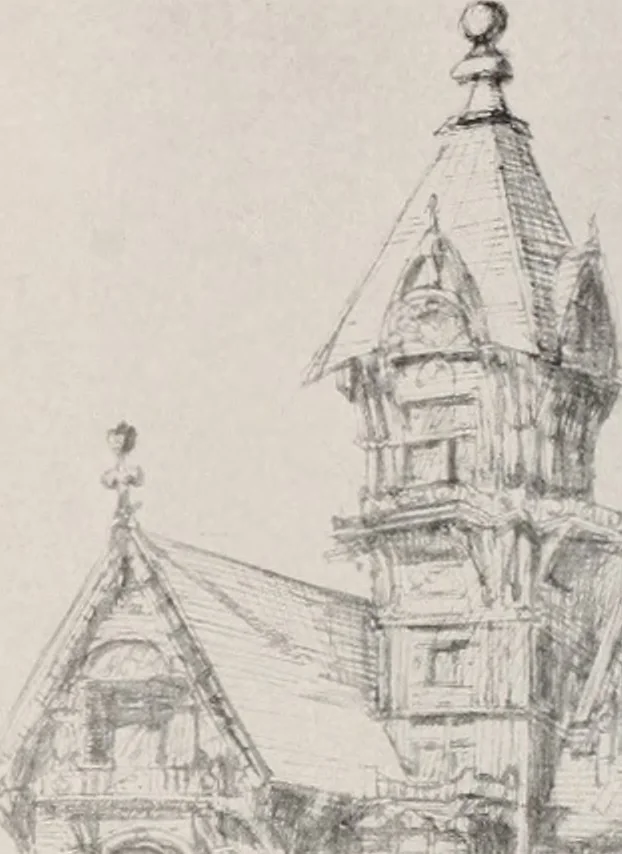 An illustration from Architect and engineer, 1905, leaf 318
