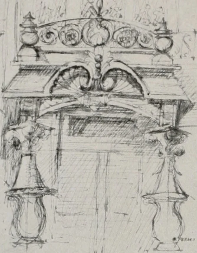 An illustration from Architect and engineer, 1905, leaf 319