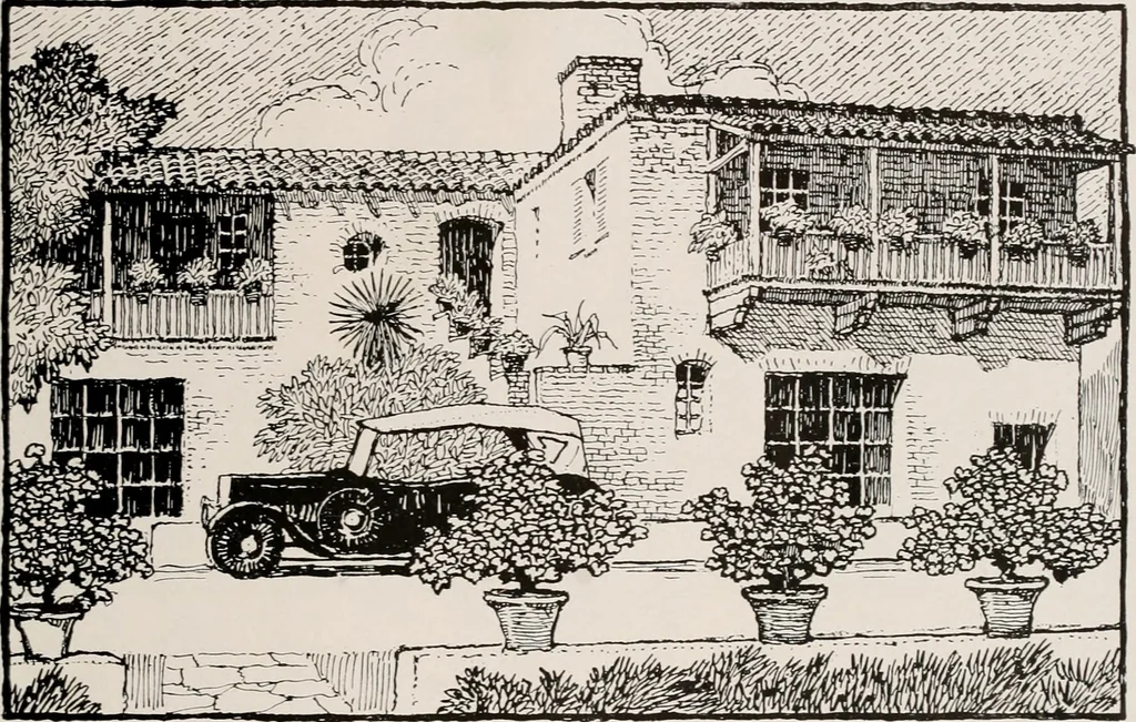 An illustration from Architect and engineer, 1905, leaf 388