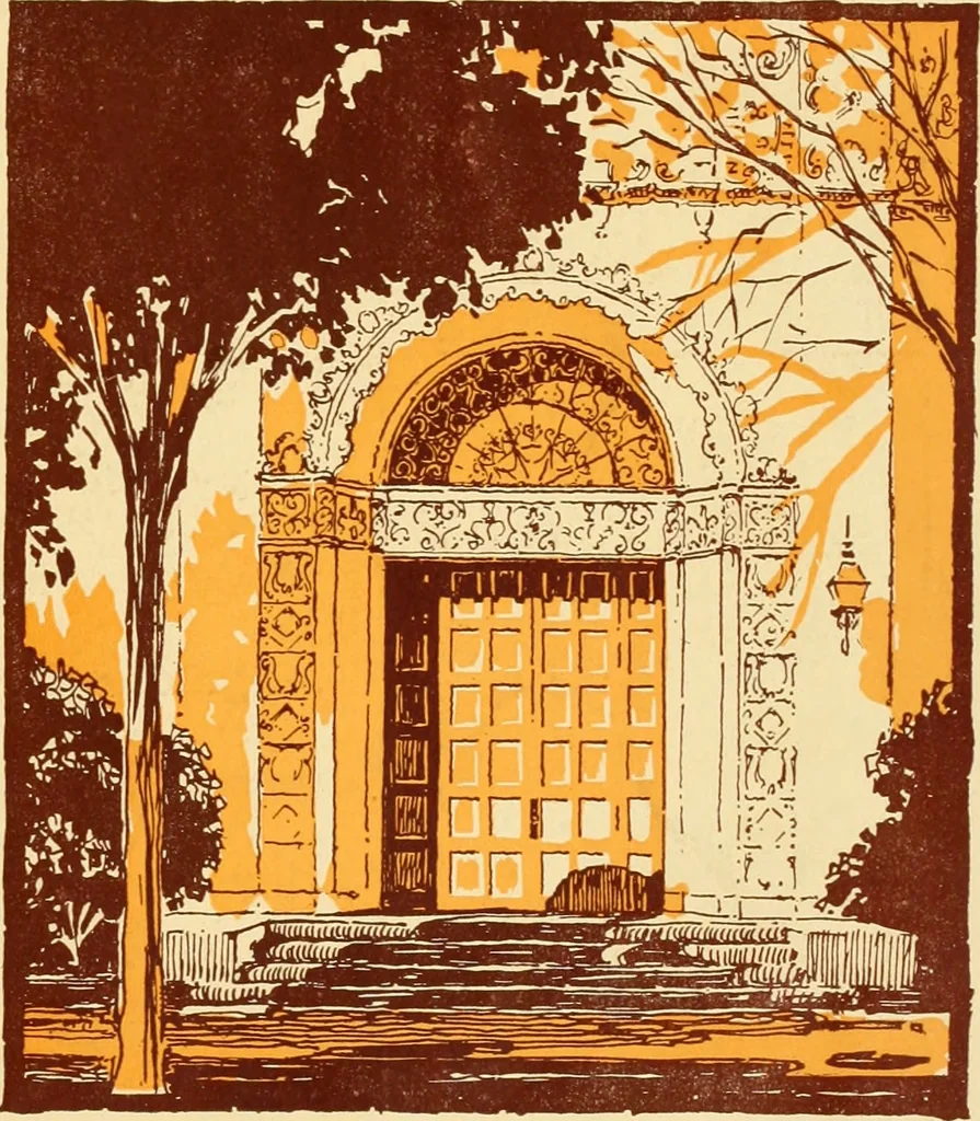 An illustration from Architect and engineer, 1905, leaf 76