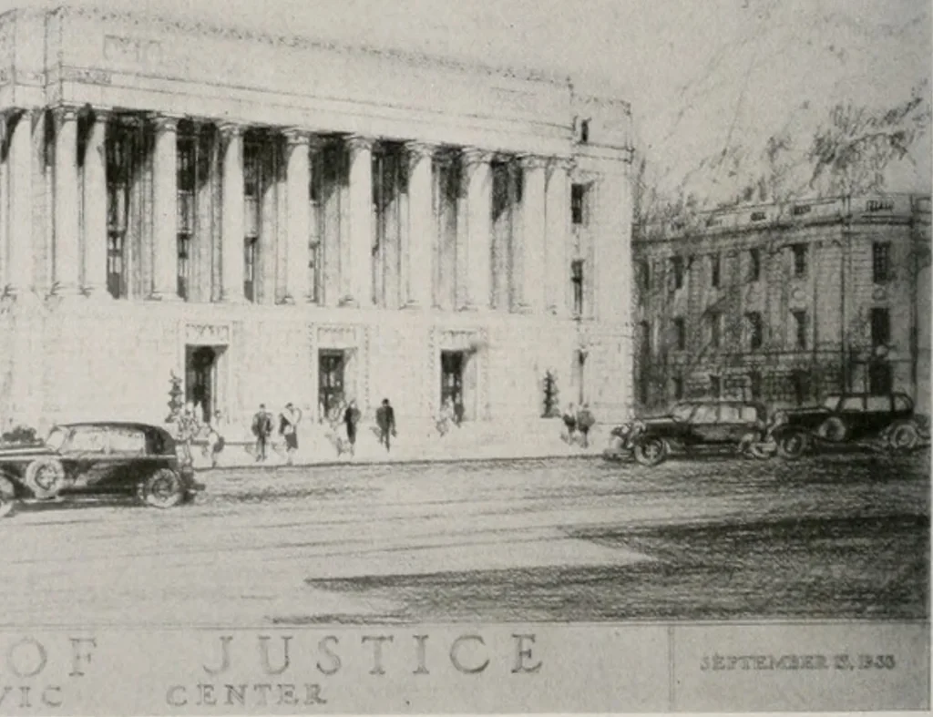 An illustration from Architect and engineer, 1905, leaf 113