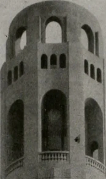An illustration from Architect and engineer, 1905, leaf 159