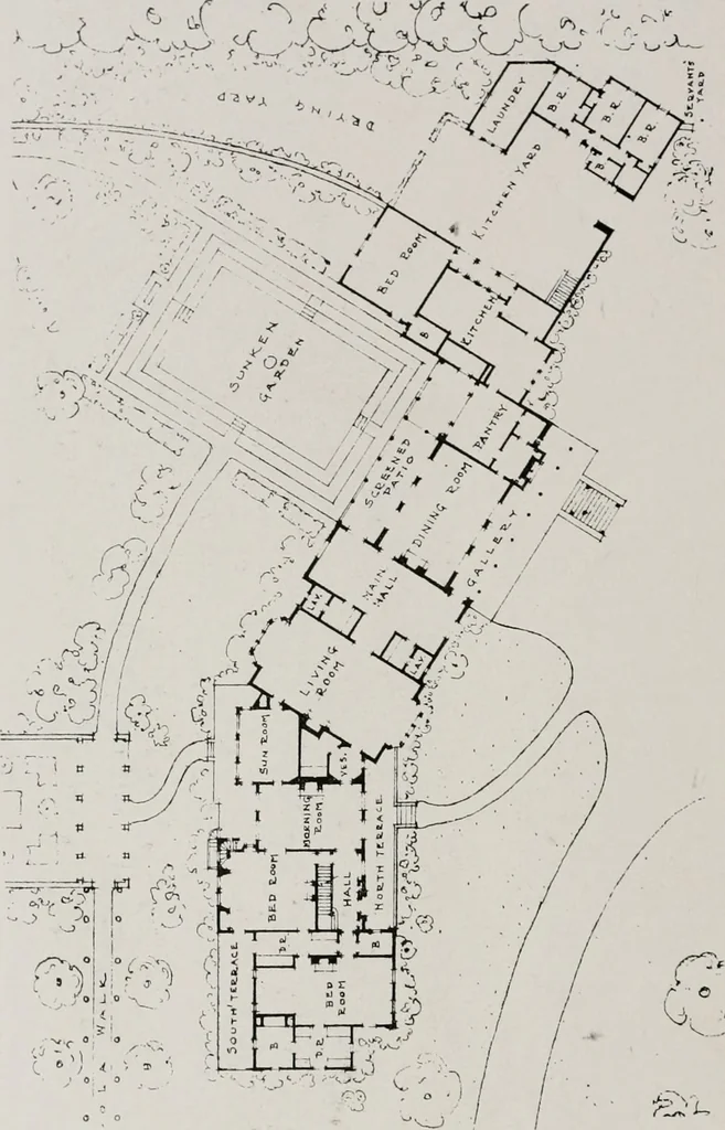 An illustration from Architect and engineer, 1905, leaf 165