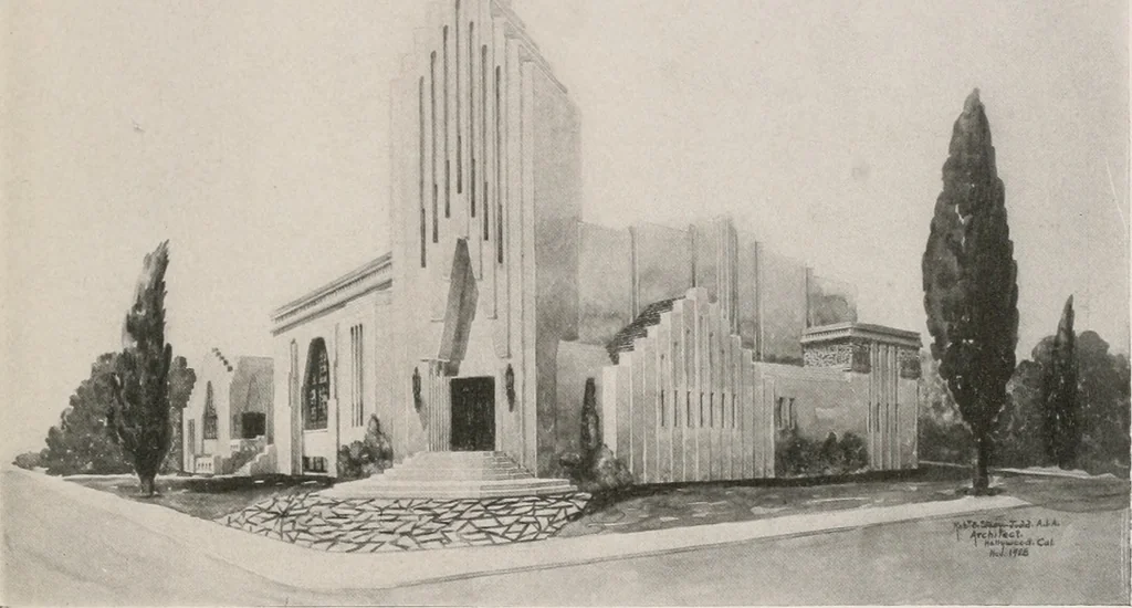 An illustration from Architect and engineer, 1905, leaf 18