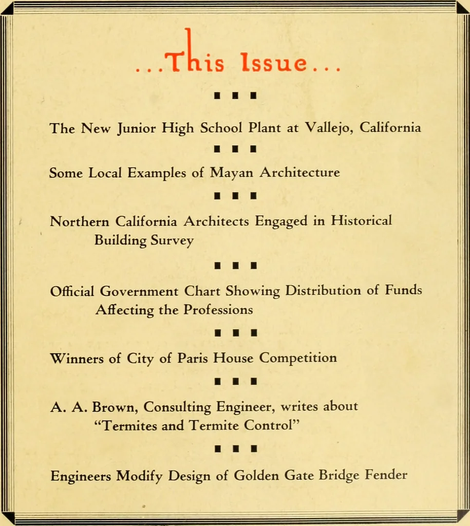 An illustration from Architect and engineer, 1905, leaf 294